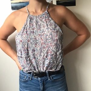 Floral crop top